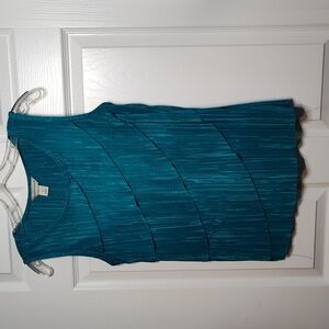 GP6-Christopher & Banks S Green Tiered Tank Top